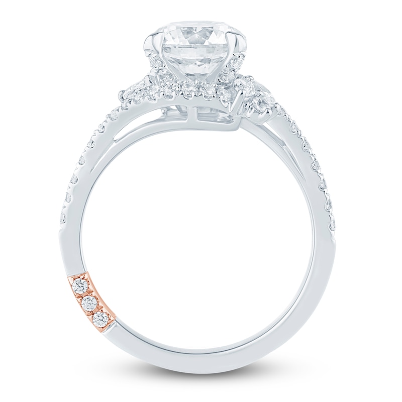 Main Image 4 of Pnina Tornai Round-Cut Lab-Created Diamond Bypass Ring 2 ct tw 14K White Gold