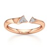 Thumbnail Image 1 of J'Lure Lab-Created Diamond Wedding Band 1/20 ct tw 18K Rose Gold