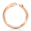 Thumbnail Image 2 of J'Lure Lab-Created Diamond Wedding Band 1/20 ct tw 18K Rose Gold