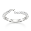 Thumbnail Image 1 of J'Lure Lab-Created Diamond Contour Wedding Band 1/3 ct tw 18K White Gold