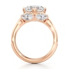 Thumbnail Image 2 of J'Lure Square-Emerald Step-Cut Lab-Created Diamond Engagement Ring 4-1/2 ct tw 18K Rose Gold