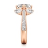 Thumbnail Image 3 of J'Lure Square-Emerald Step-Cut Lab-Created Diamond Engagement Ring 4-1/2 ct tw 18K Rose Gold