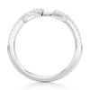 Thumbnail Image 2 of J'Lure Lab-Created Diamond Angled Contour Wedding Band 1/5 ct tw 18K White Gold