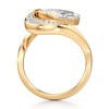 Thumbnail Image 2 of J'Lure Oval Portrait-Cut Lab-Created Diamond Engagement Ring 3 ct tw 18K Yellow Gold