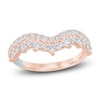 Thumbnail Image 1 of Pnina Tornai Diamond Two-Row Contour Anniversary Ring 3/4 ct tw 14K Rose Gold