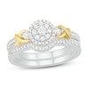 Thumbnail Image 1 of Diamond Bridal Set 1/4 ct tw Round 14K Two-Tone Gold