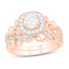Thumbnail Image 0 of Diamond Bridal Set 5/8 ct tw Round 14K Rose Gold