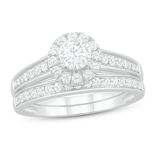 1/2ct tw Diamond Wedding Ring Guard in 14K White Gold WDWW01679 - Ramsey's  Diamond Jewelers