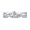 Thumbnail Image 3 of Diamond Bridal Set 5/8 ct tw Round 14K White Gold