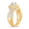 Thumbnail Image 2 of Diamond Bridal Set 1-7/8 ct tw Round/Princess 14K Yellow Gold