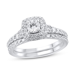 Diamond Bridal Set 1-1/4 ct tw Round 14K White Gold