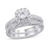 Thumbnail Image 0 of Diamond Bridal Set 1-3/8 ct tw Round 14K White Gold