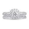 Thumbnail Image 2 of Diamond Bridal Set 1-3/8 ct tw Round 14K White Gold