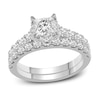 Thumbnail Image 1 of Diamond Bridal Set 2 ct tw Round/Princess 14K White Gold