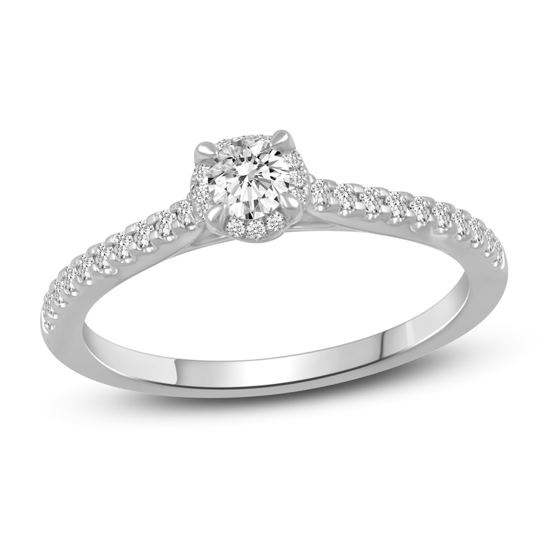 Main Image 2 of Diamond Bridal Set 1 ct tw Round 14K White Gold