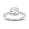 Thumbnail Image 4 of Diamond Bridal Set 1-1/5 ct tw Round 14K White Gold