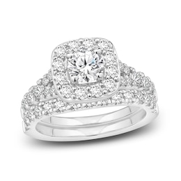 Diamond Bridal Set 1-7/8 ct tw Round 14K White Gold