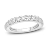 Thumbnail Image 4 of Diamond Bridal Set 3-7/8 ct tw Princess/Round 14K White Gold