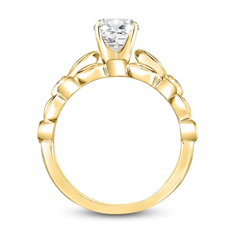 Main Image 2 of Diamond Bridal Set 7/8 ct tw Round 14K Yellow Gold