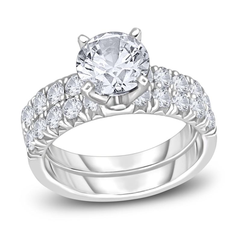 Diamond Bridal Set 2-1/5 ct tw Round 14K White Gold