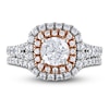 Thumbnail Image 3 of Diamond Bridal Set 1-1/2 ct tw Round 14K Two-Tone Gold