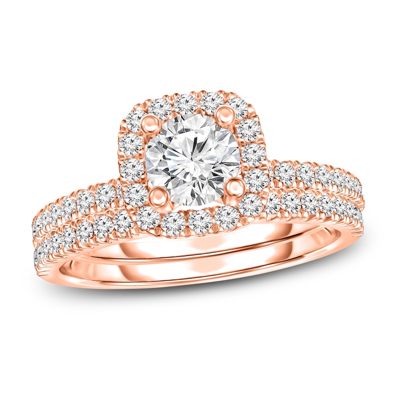 Diamond Bridal Set 3/4 ct tw Round 14K Rose Gold | Jared