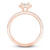 Thumbnail Image 3 of Diamond Bridal Set 3/4 ct tw Round 14K Rose Gold