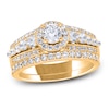 Thumbnail Image 0 of Diamond Bridal Set 1 ct tw Round 14K Yellow Gold