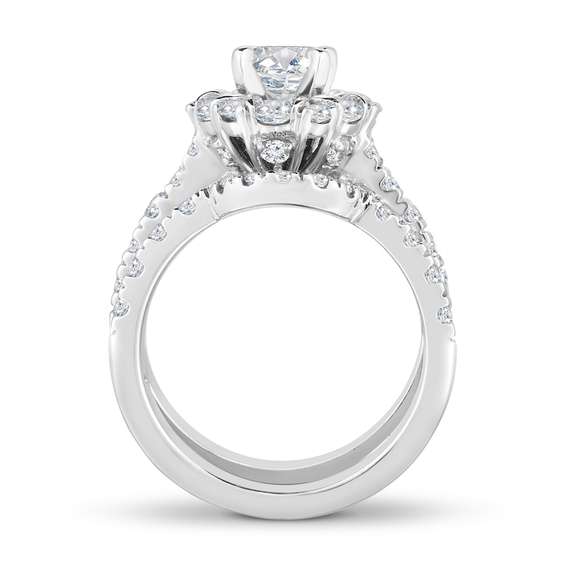 Main Image 2 of Diamond Bridal Set 2 ct tw Round 14K White Gold