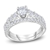 Thumbnail Image 1 of Diamond Bridal Set 1-3/8 ct tw Round 14K White Gold