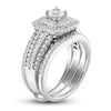 Thumbnail Image 2 of Diamond Bridal Set 1-3/4 ct tw Round 14K White Gold