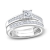 Thumbnail Image 1 of Diamond Bridal Set 1-1/2 ct tw Princess 14K White Gold