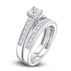 Thumbnail Image 2 of Diamond Bridal Set 1-1/2 ct tw Princess 14K White Gold