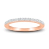 Thumbnail Image 4 of Black Diamond Bridal Set 1 ct tw Round 10K Rose Gold