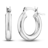 Thumbnail Image 1 of Polished Hoop Earrings 14K White Gold 15mm