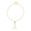 Thumbnail Image 2 of Interlocking Circle Bolo Bracelet 14K Yellow Gold