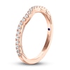 Thumbnail Image 2 of Vera Wang WISH Diamond Contour Wedding Band 1/4 ct tw Round 14K Rose Gold