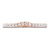 Thumbnail Image 3 of Vera Wang WISH Diamond Contour Wedding Band 1/4 ct tw Round 14K Rose Gold