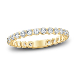 Diamond Eternity Band 1 ct tw Round 14K Yellow Gold