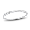 Thumbnail Image 1 of Diamond Twisted Bangle Bracelet 3 ct tw Round 14K White Gold