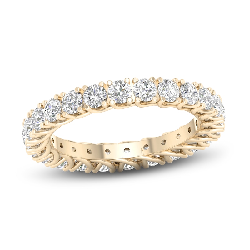 Diamond Eternity Band 2 ct tw Round 14K Yellow Gold