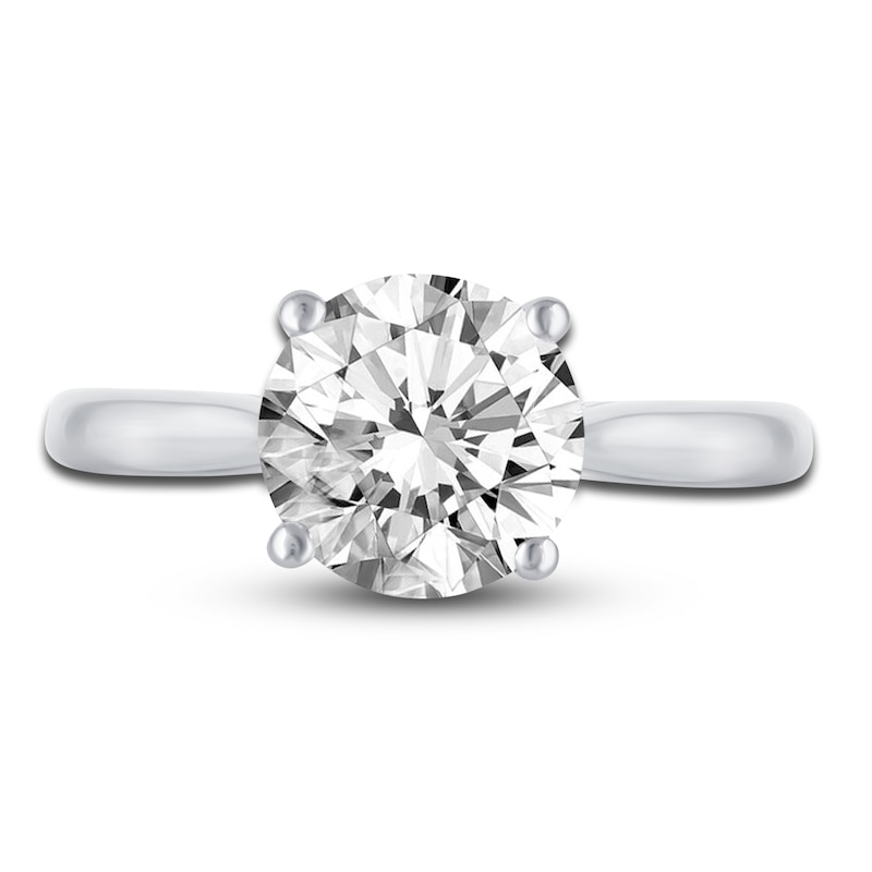 3/4 Carat F/VS Diamond Solitaire Engagement Ring Round Lab Grown