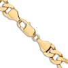 Thumbnail Image 3 of Solid Flat Figaro Chain Necklace 14K Yellow Gold 22&quot; 8.75mm