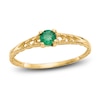 Thumbnail Image 1 of Natural Emerald Baby Ring 14K Yellow Gold