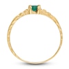 Thumbnail Image 2 of Natural Emerald Baby Ring 14K Yellow Gold