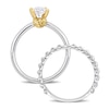 Thumbnail Image 2 of Y-Knot Diamond Bridal Set 1 ct tw Oval 14K White Gold (I/I1)