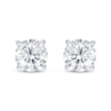 Thumbnail Image 3 of Lab-Created Diamond Solitaire Earrings 1/2 ct tw Round 14K White Gold (SI2/F)