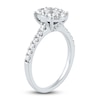 Thumbnail Image 2 of Diamond Halo Engagement Ring 1 ct tw Round 14K White Gold