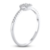 Thumbnail Image 2 of Diamond Ring 1/5 ct tw Baguette/Round 14K White Gold