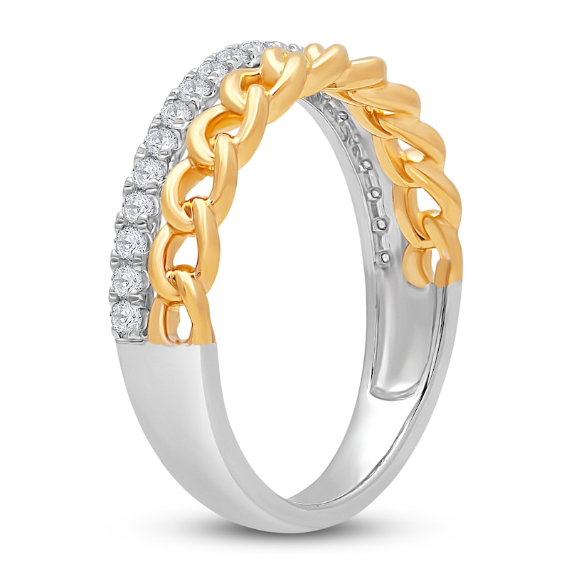 Diamond Ring 1/4 ct tw Round 14K Two-Tone Gold